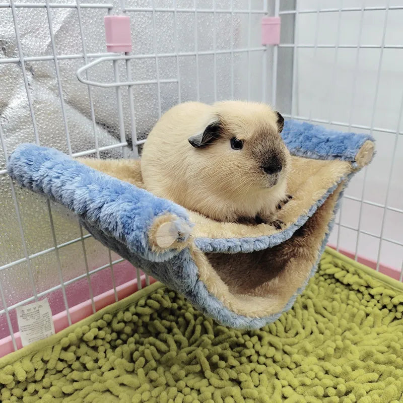 Hamac-Lit Doublement Doux pour Petits Animaux