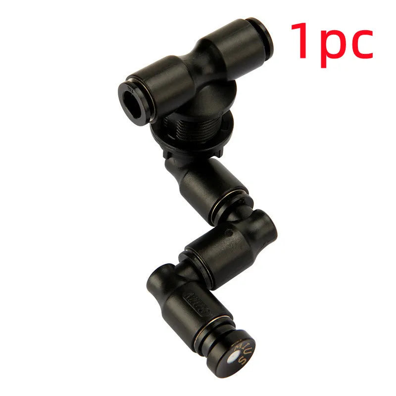 Black automatic reptile terrarium fogger with timer device