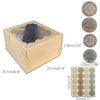 Set of 10 Cake Boxes with Clear Window for Bakery and Gifting