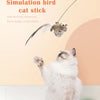 Jouet Interactif pour Chat avec Plumes et Baguette