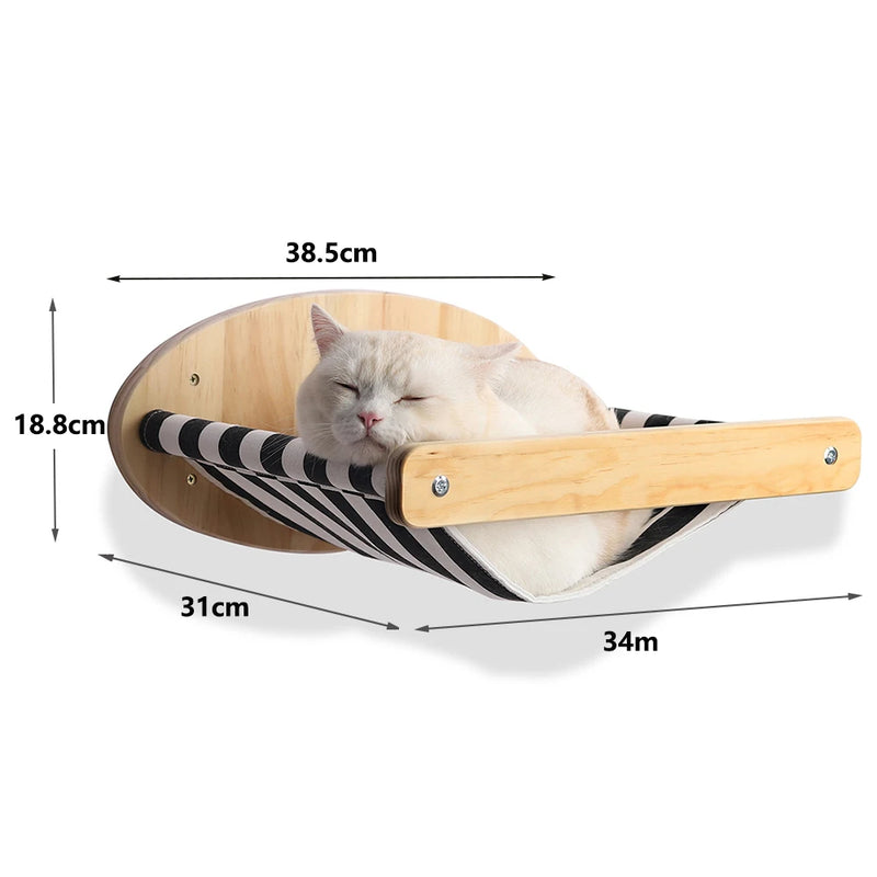 Étagère Murale pour Chats avec Griffoir