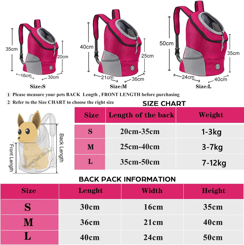 Sac à dos transporteur pour petits chiens