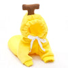 Fruit Print Fleece Dog Hoodie for Small Pets