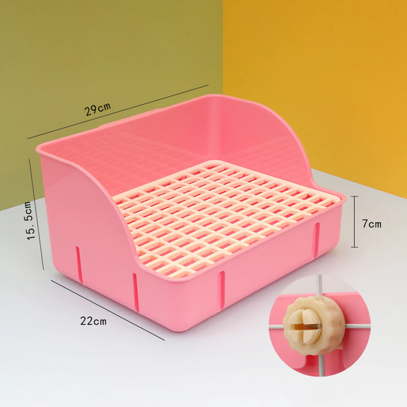 Rabbit Litter Box Corner Toilet for Small Pets