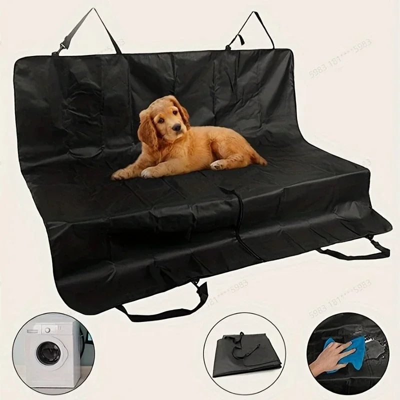 Waterproof Dog Car Seat Cover 1pc/2pcs 600D Oxford Cloth