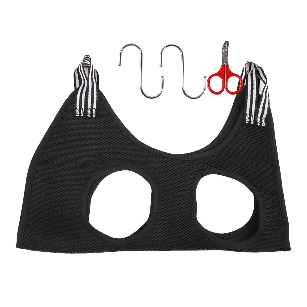 Pet Grooming Hammock for Nail Trimming and Bathing
