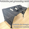 Foldable Pet Grooming Hammock with Quick-Dry Mesh