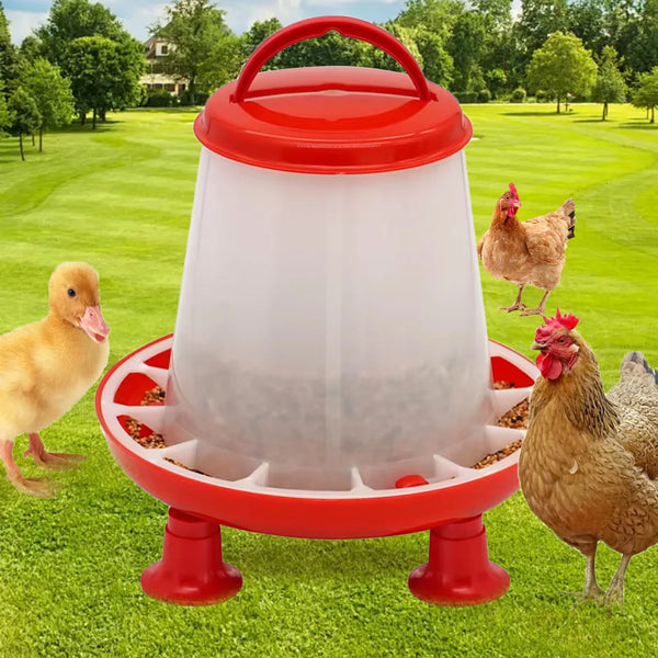 1.5kg / 3L Automatic Chicken Feeder and Drinker with Leg