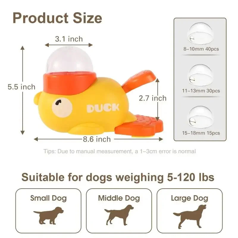 2-in-1 Interactive Dog Toy and Treat Dispenser
