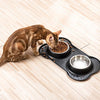 Cuenco para Mascotas de Acero Inoxidable con Base Antideslizante