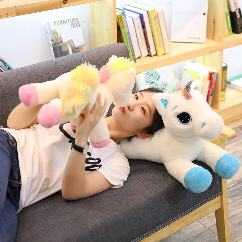 Rainbow Unicorn Plush Toy - Soft Stuffed Animal