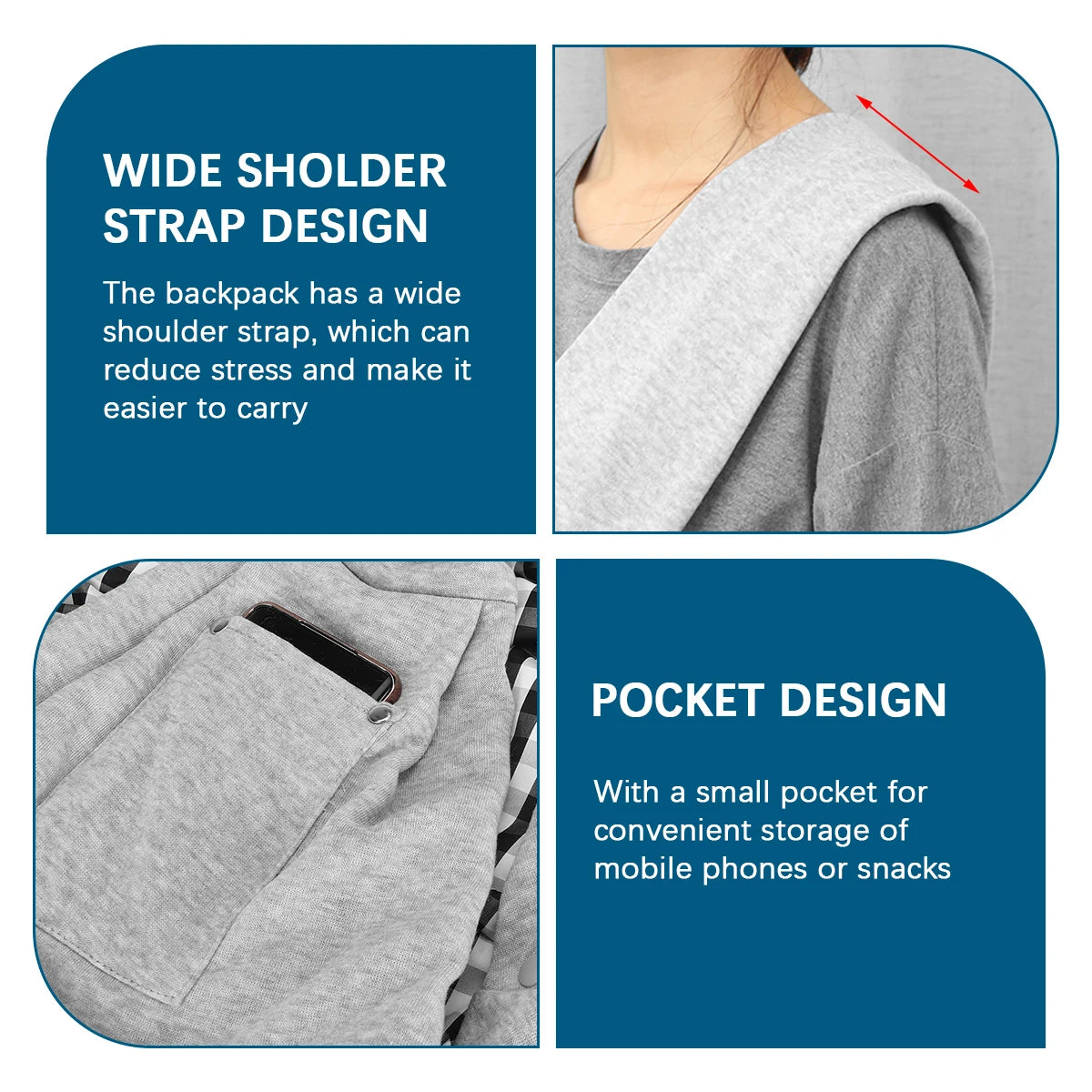 Cotton Pet Carrier Sling Bag for Small Dogs and Cats