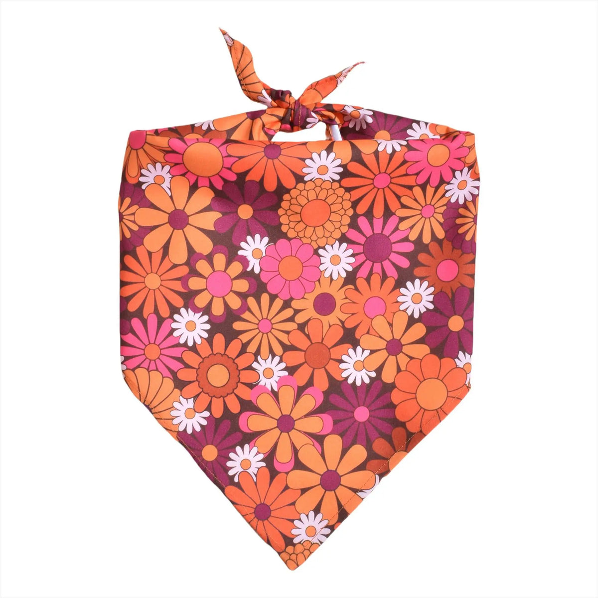 Floral Dog Bandanas with Adjustable Fit