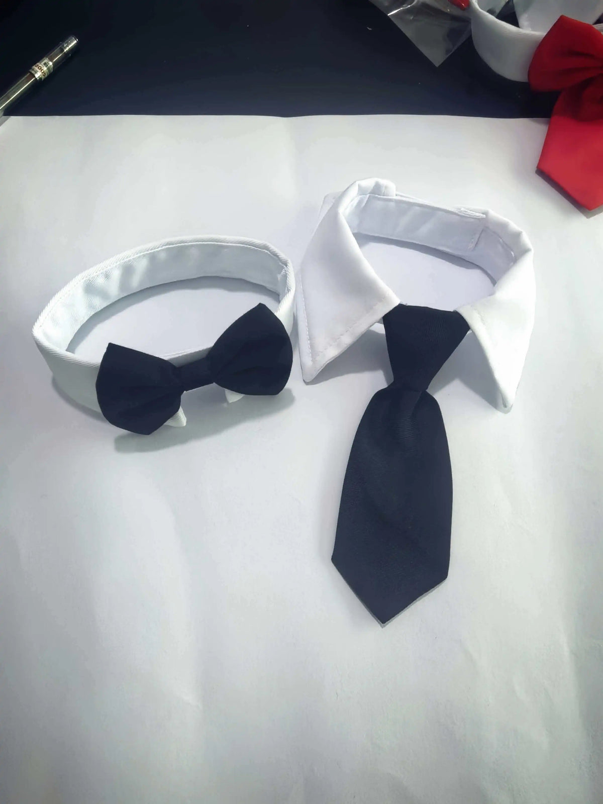 Adjustable Bow Tie Collar for Cats and Small Dogs