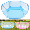 Portable Pet Playpen with Mesh Sides