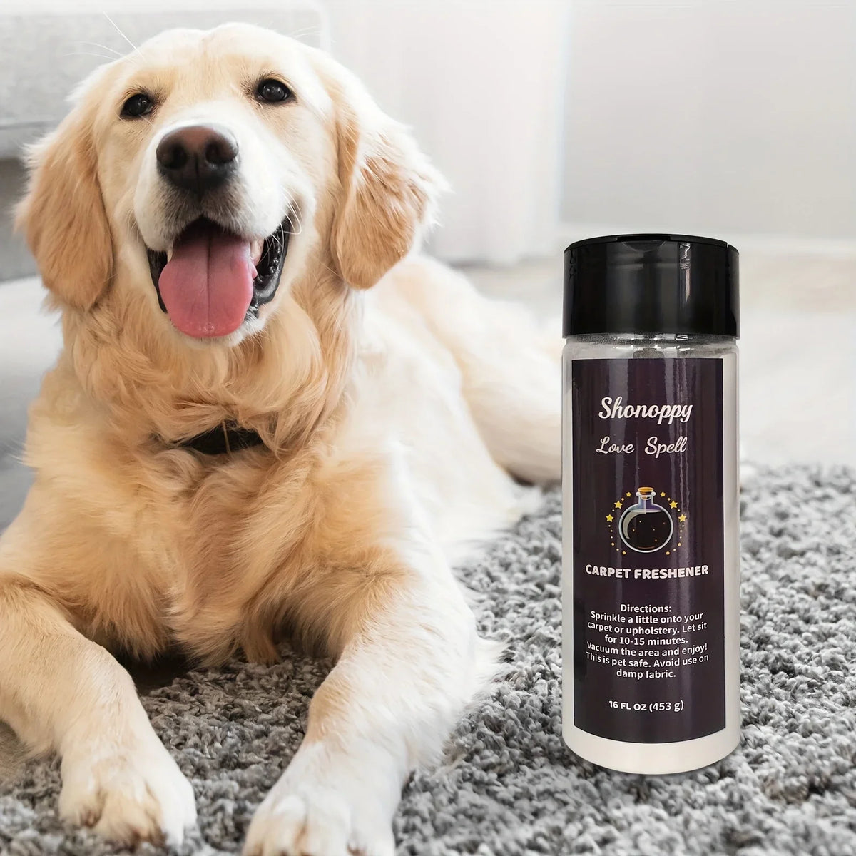 Carpet Odor Eliminator Powder — Pet Urine & Freshening Treatment