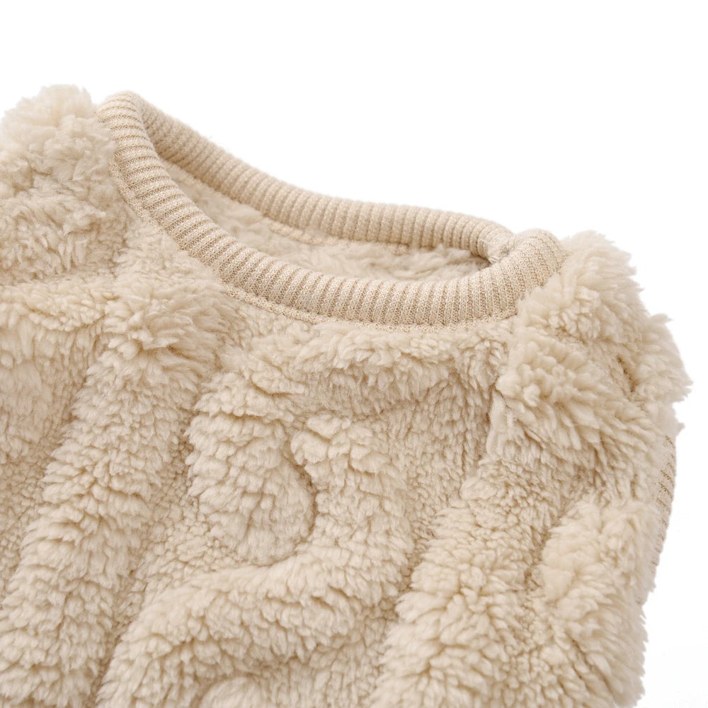 Cozy Fleece Dog Sweater for Small & Medium Breeds