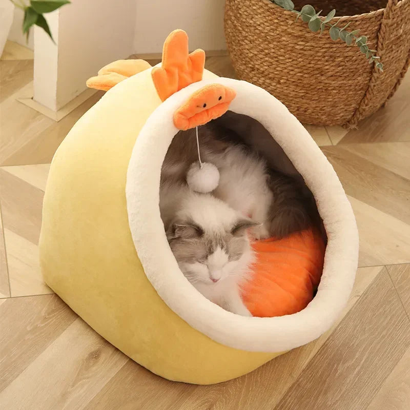Cama Reposera para Gatos con Diseño de Tienda