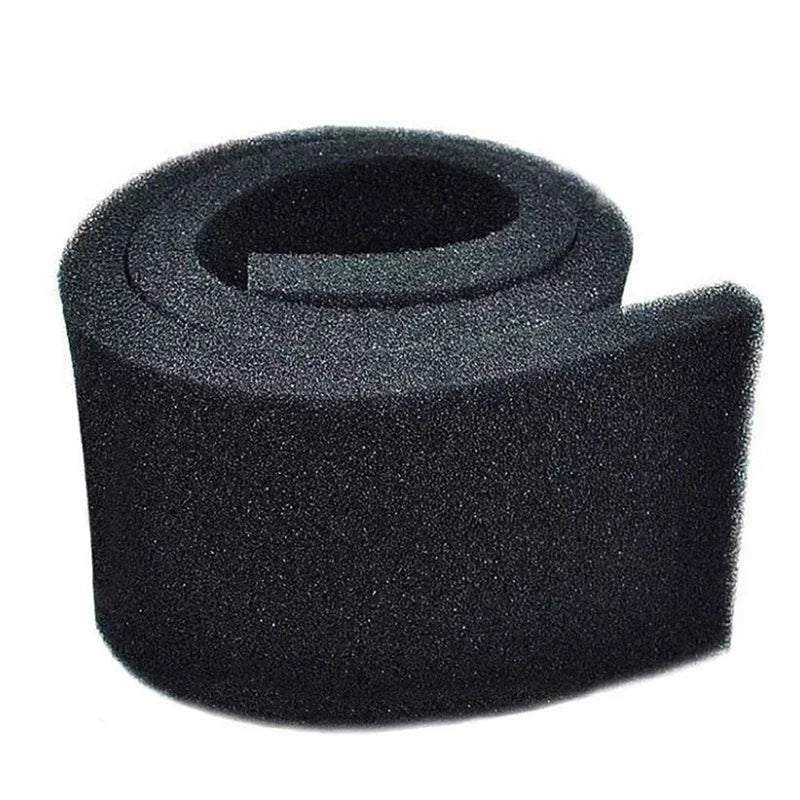 Black aquarium biochemical sponge filter with a cylindrical shape