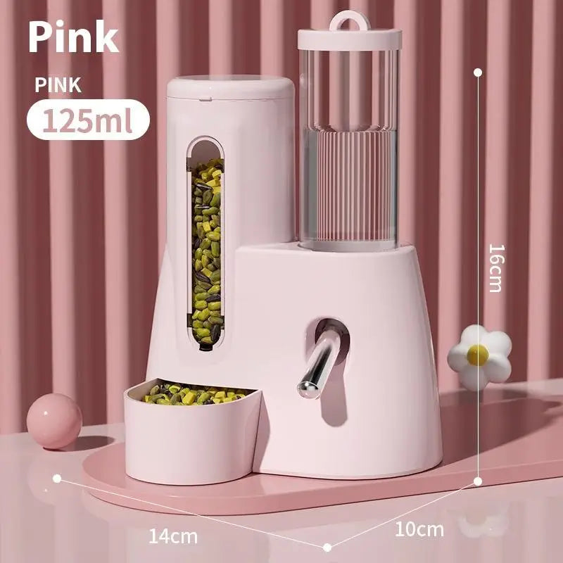 2-in-1 Automatic Hamster Feeder and Water Dispenser