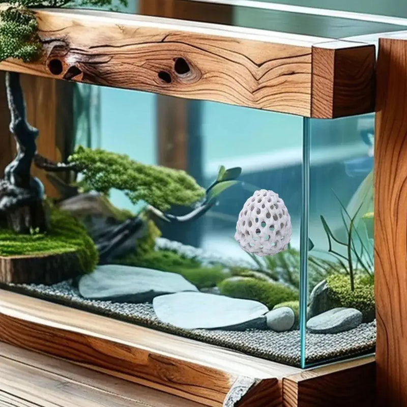 Abri en pierre corail simulée pour aquarium