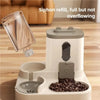 Gravity-Fed Pet Food and Water Station