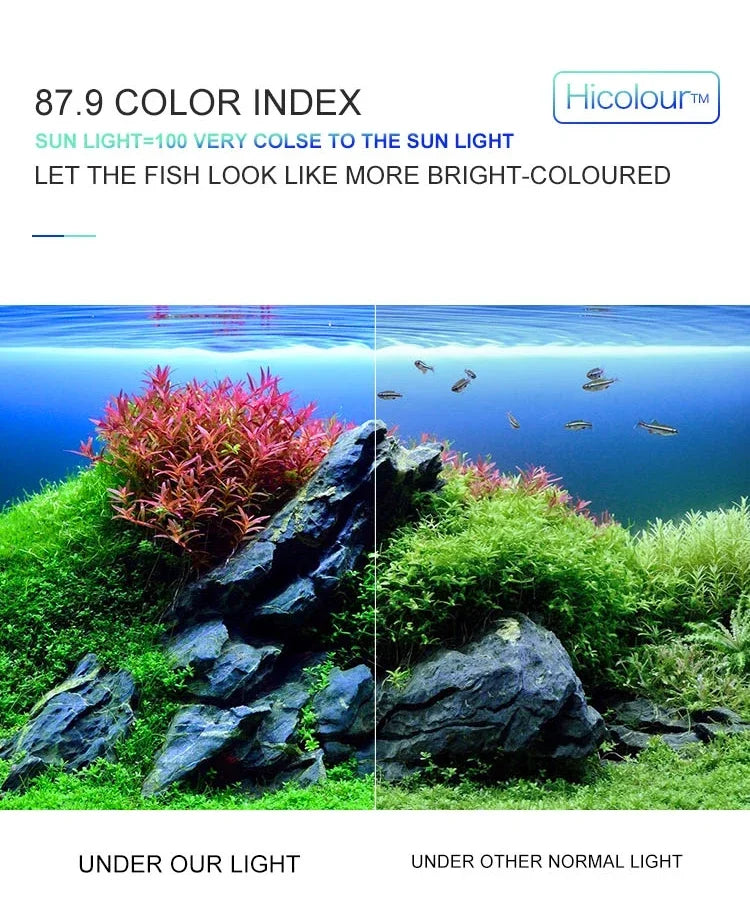 Ultra Thin LED Aquarium Light 5W 7W 10W Clip-On Waterproof