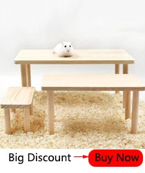 Palos de Madera de Manzana Natural para Mascotas Pequeñas