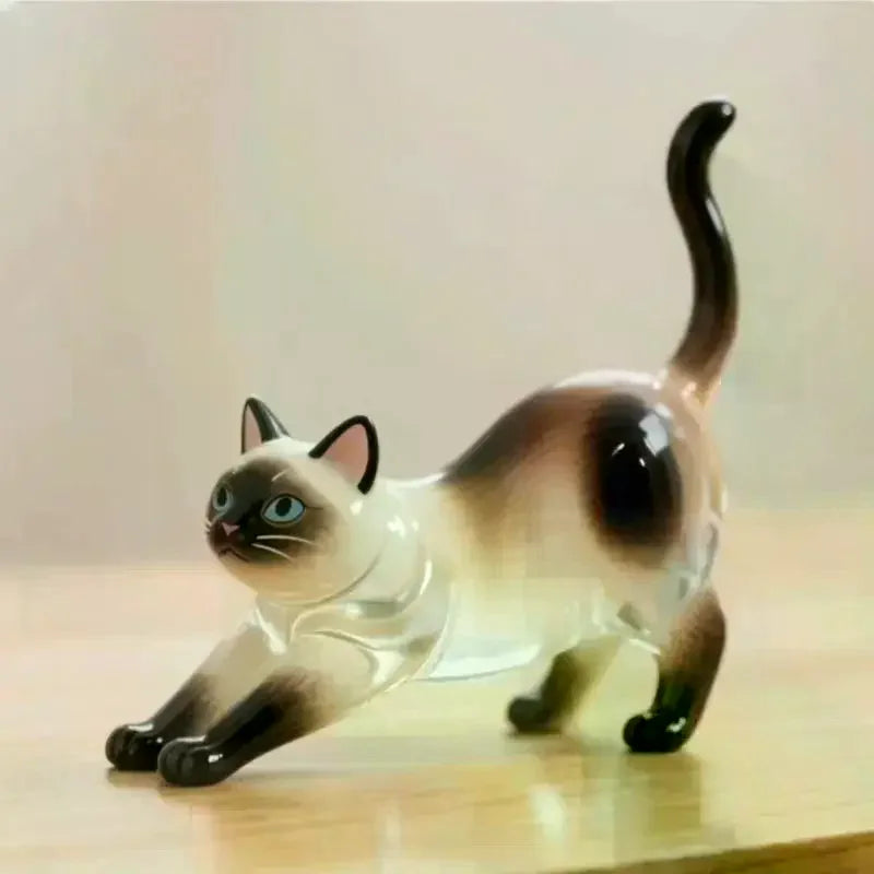 Transparent Pet Hair Keepsake Charm for Keys
