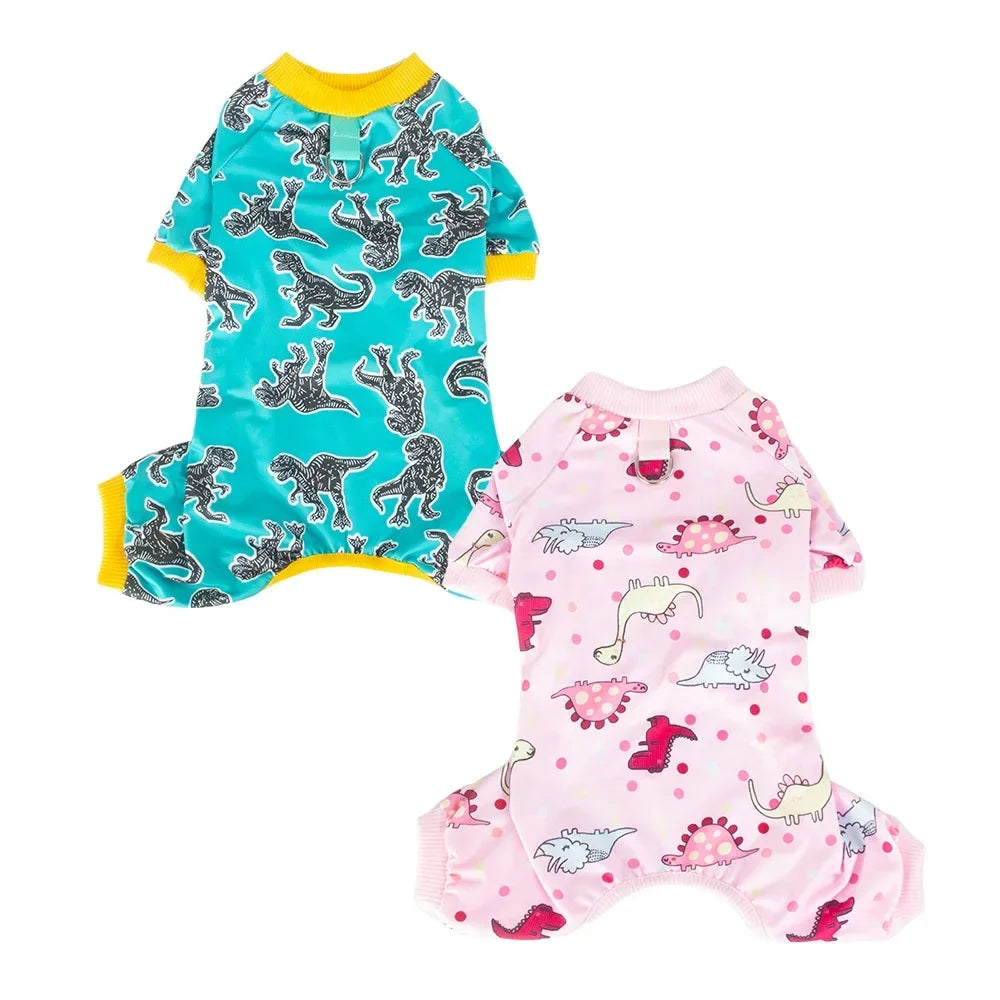 Soft Cotton Dog Pajamas for Small Breeds