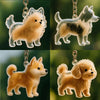 Pet Memorial Fur Keepsake Keychain Pendant