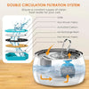 4L Stainless Steel Pet Water Fountain