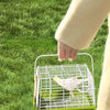 Portable Double Shoulder Bird Carrier Bag with Perch
