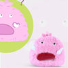 Monster Cartoon Plush Cat Bed Cave with Cushion