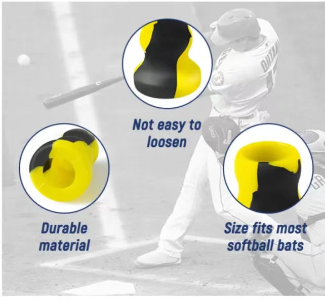 Softball Bat Grip Knob Cover – Silicone Sleeve for Enhanced Control