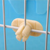 Corner Rabbit Litter Box with Removable Tray and Grid