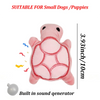 Mini Turtle Dog Plush Squeaky Toy for Puppies