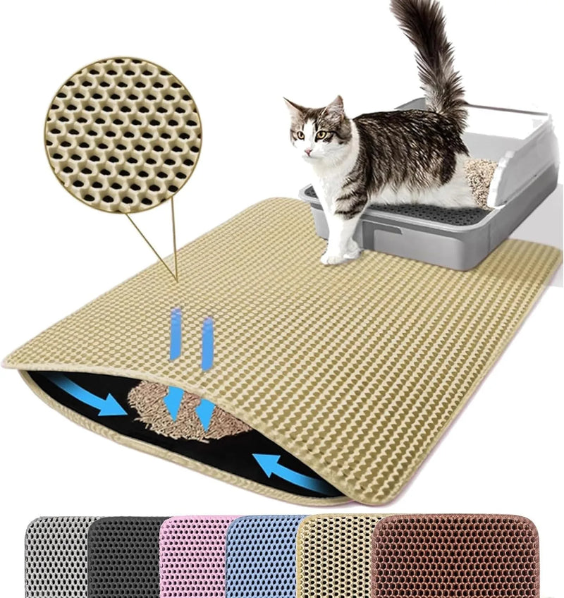 Doppelschichtiger Katzenstreu-Matte