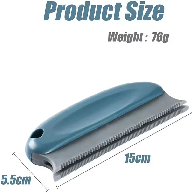 Reusable Pet Hair Remover Brush for Furniture, Clothing & Car Interiors
