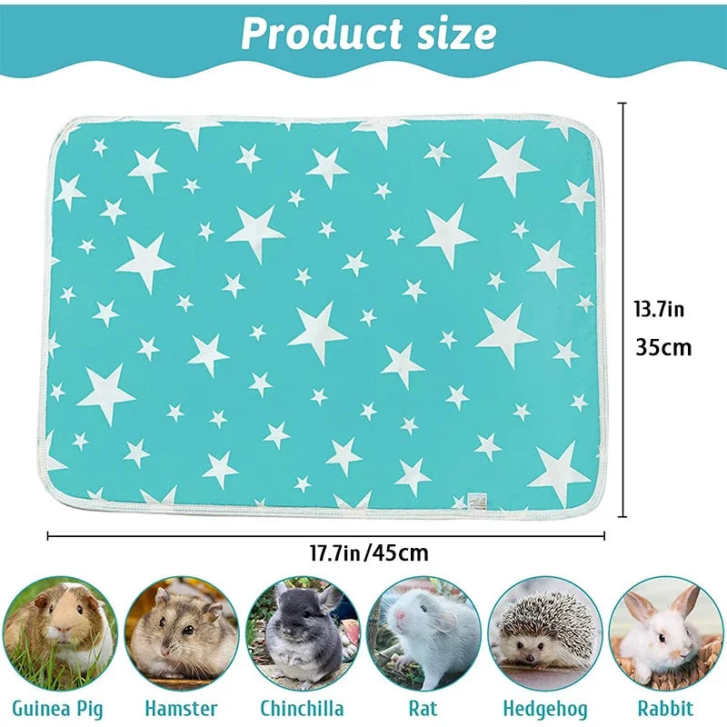 Reusable Absorbent Pee Pad for Small Pet Cages