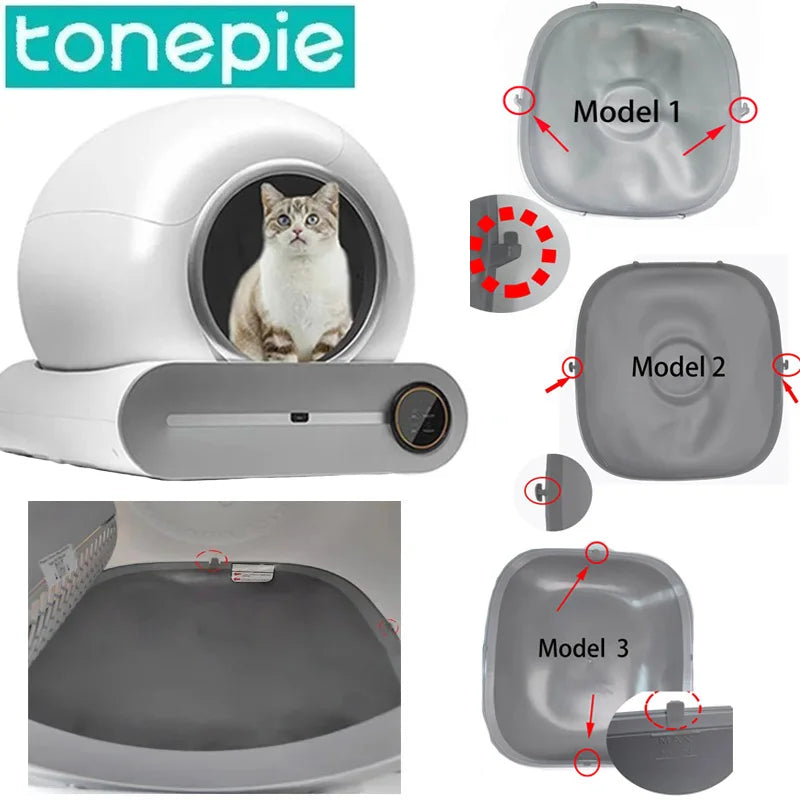 Silikon-Auffangmatte für Tonepie Ti Pro Katzenstreu-Box