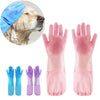 Silicone Pet Grooming Gloves for Dogs and Cats