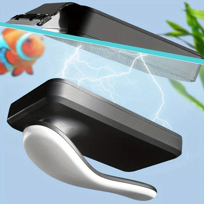 Floating Magnetic Aquarium Glass Cleaner with Algae Scraper