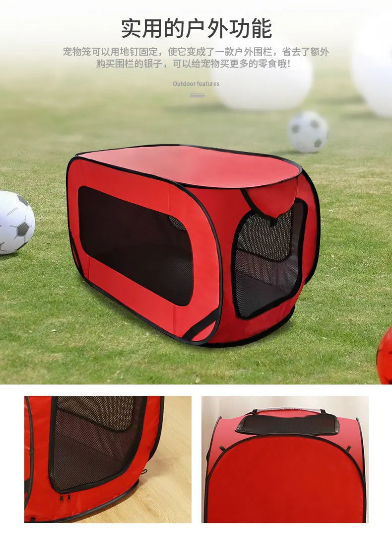 Foldable Pet Playpen with Carry Case