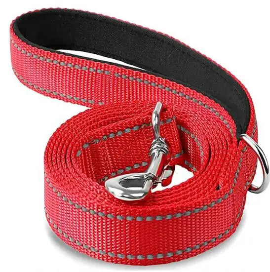 Reflective Dog Harness Collar and Leash Set (1.2-1.8m)