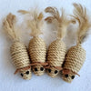 Sisal- & Plüsch-Maus-Spielzeug für Katzen