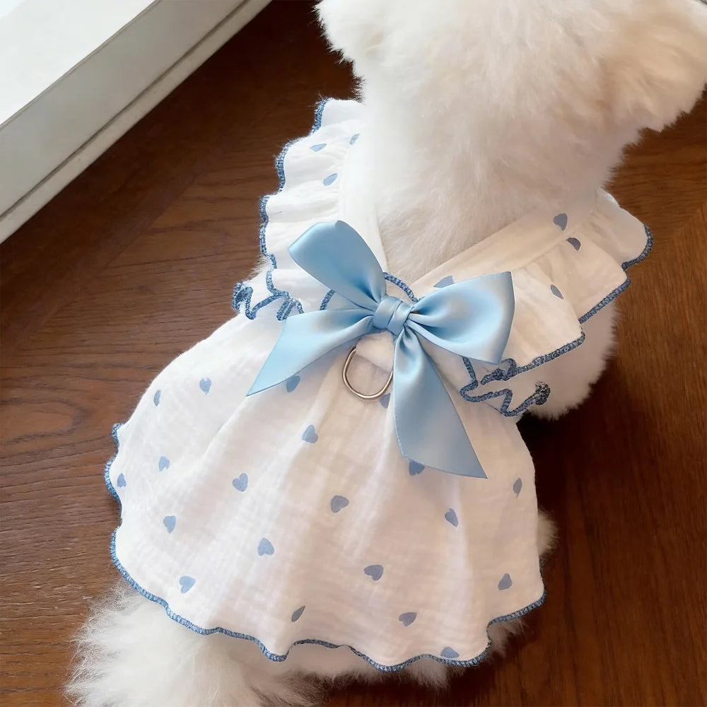 Breathable Anti-Shedding Summer Dress for Cats and Small Dogs