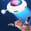 Juguete Interactivo UFO para Gatos con Pluma Reemplazable
