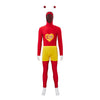El Chapulín Colorado Cosplay Jumpsuit with Antennae