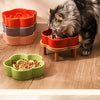 Ceramic Slow Feeder Bowl for Cats and Small Dogs